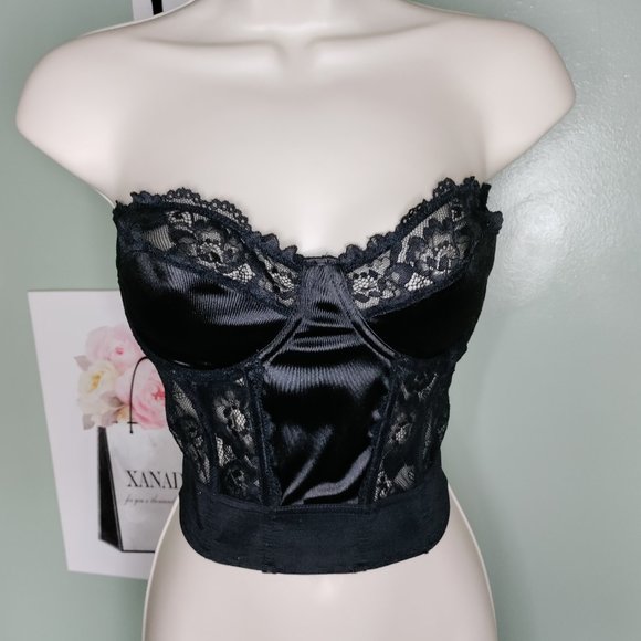 Other - Black Lace Bustier Corset Top